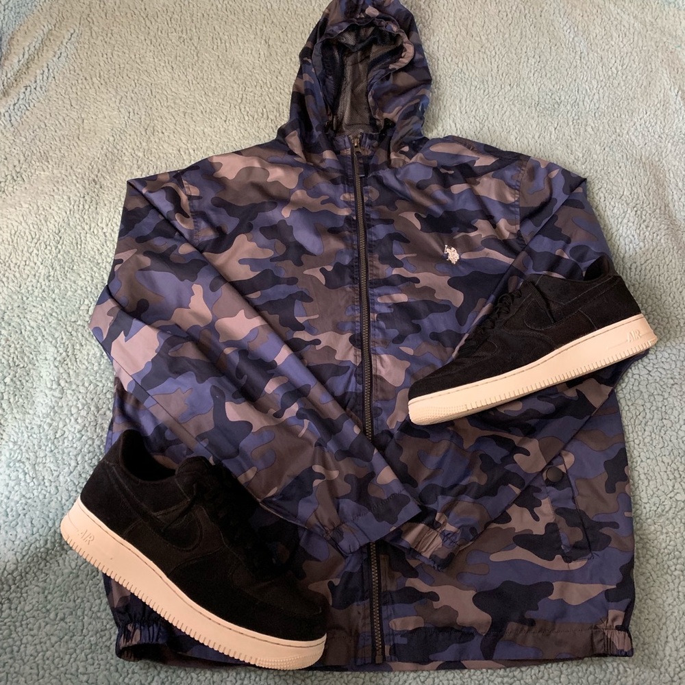 Polo jacket and Nike Af1 bundle